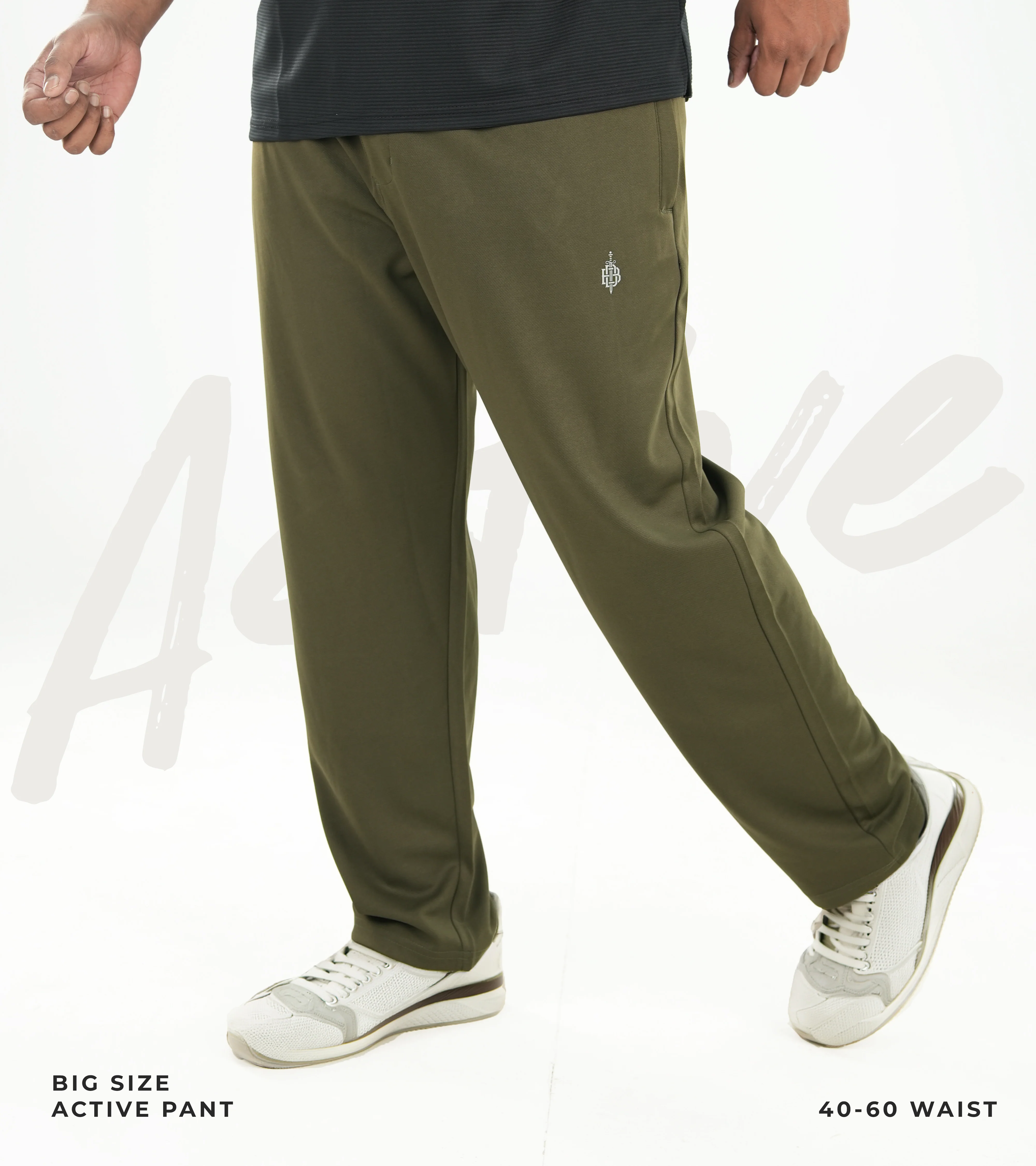BIGSHOT Active Pants - Olive - Image 3