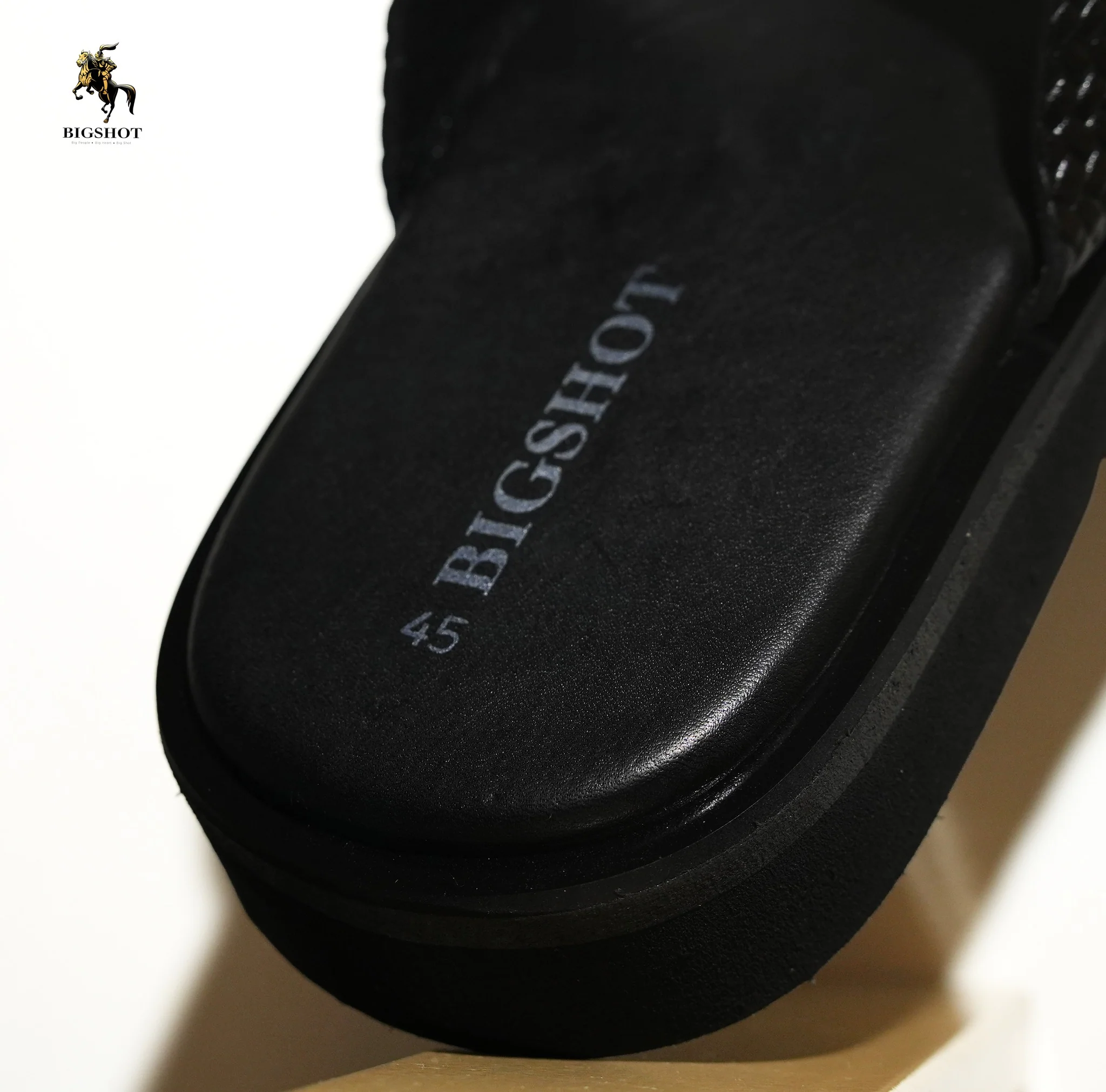 Leather Slide - D2 - Black - Image 3